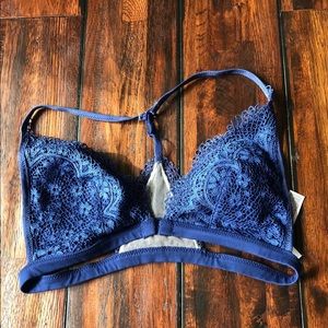 Blue Victoria’s Secret bralette size small